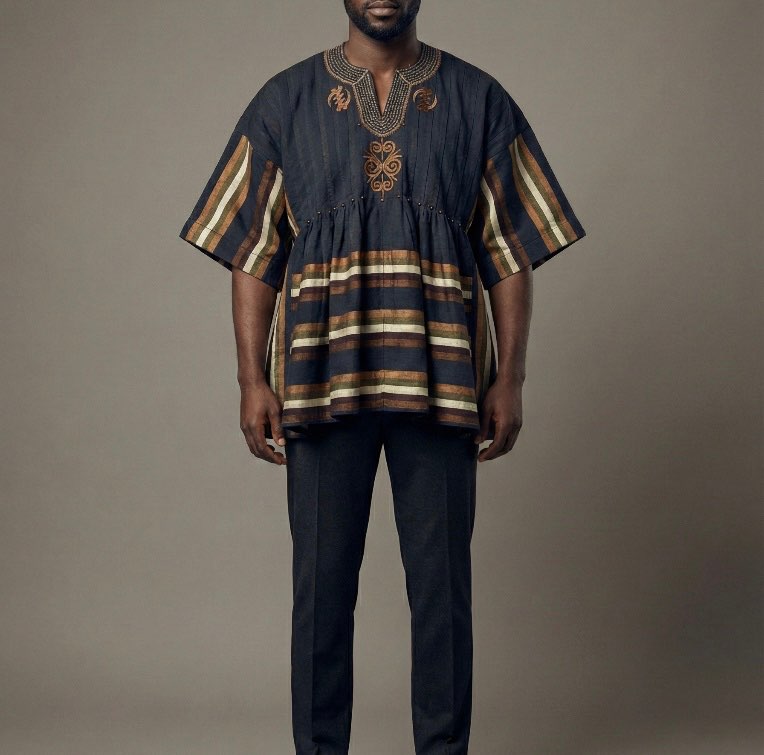 Overlord Fugu Smock hand-woven Ghana fugu smock